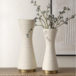 Uttermost Ridgeline White Vases - Set of 2