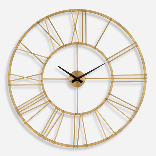 Uttermost Keyann Brass Wall Clock