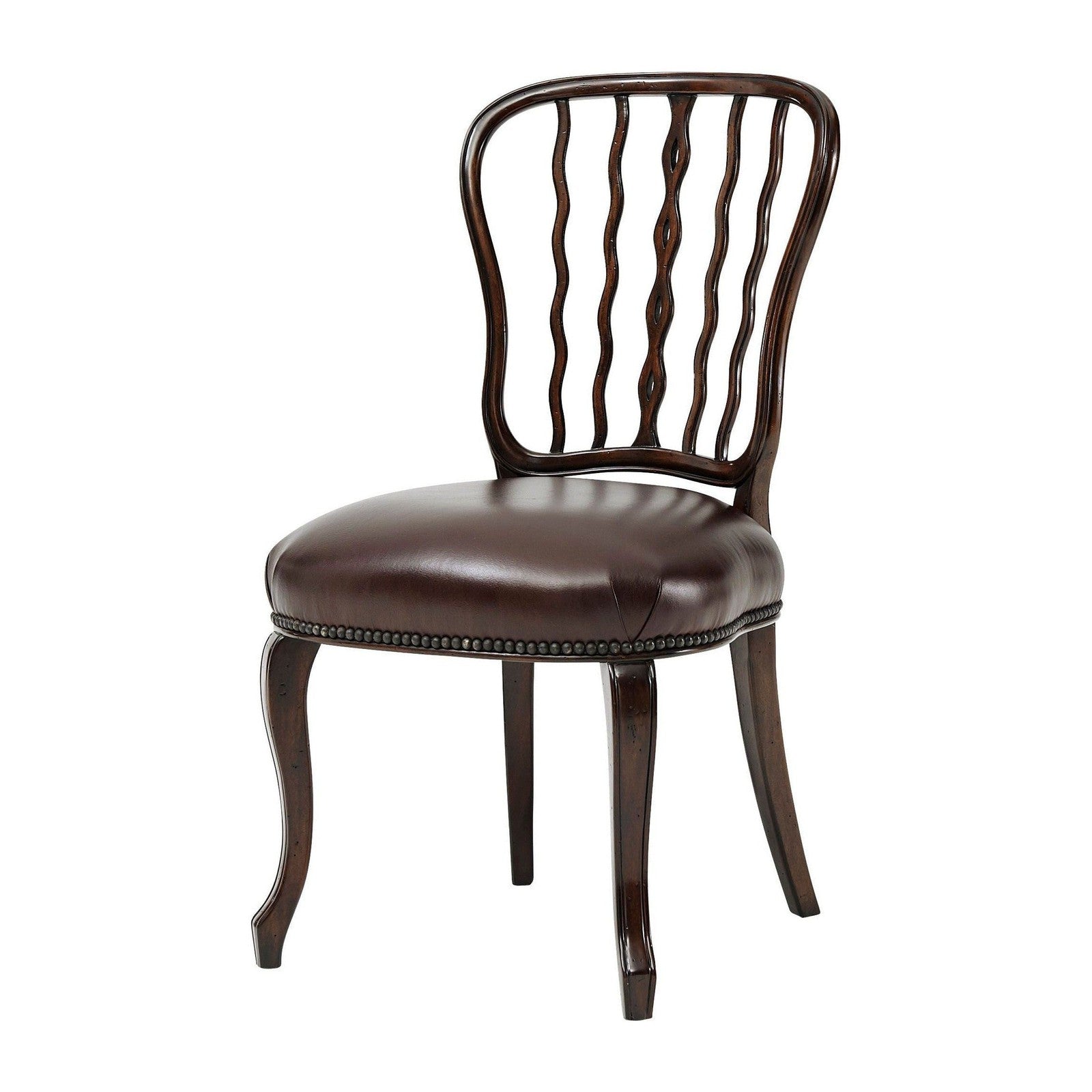 Theodore Alexander The Seddon Mahogany Side Chair - Set of 2