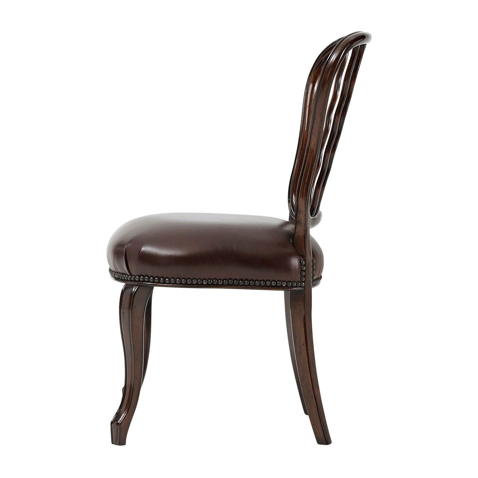 Theodore Alexander The Seddon Mahogany Side Chair - Set of 2