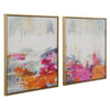 Uttermost Color Theory Framed Abstract Art - Set of 2