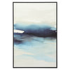 Uttermost Waves Framed Canvas Abstract Art