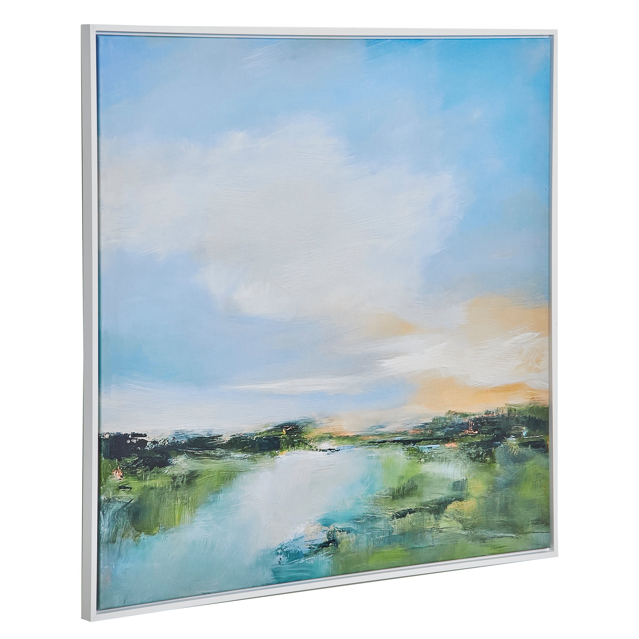 Modern Accents The River Glows by Neelam Padte Art