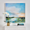 Modern Accents The River Glows by Neelam Padte Art