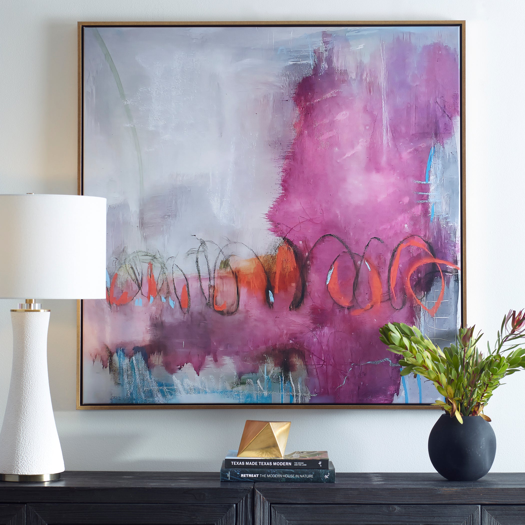 Modern Accents Jardins Rose by Rachel Ranz Art