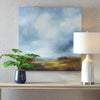 Modern Accents Blue Light Frameless Giclee On Canvas