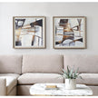 Uttermost Vetri Framed Abstract Prints - Set of 2