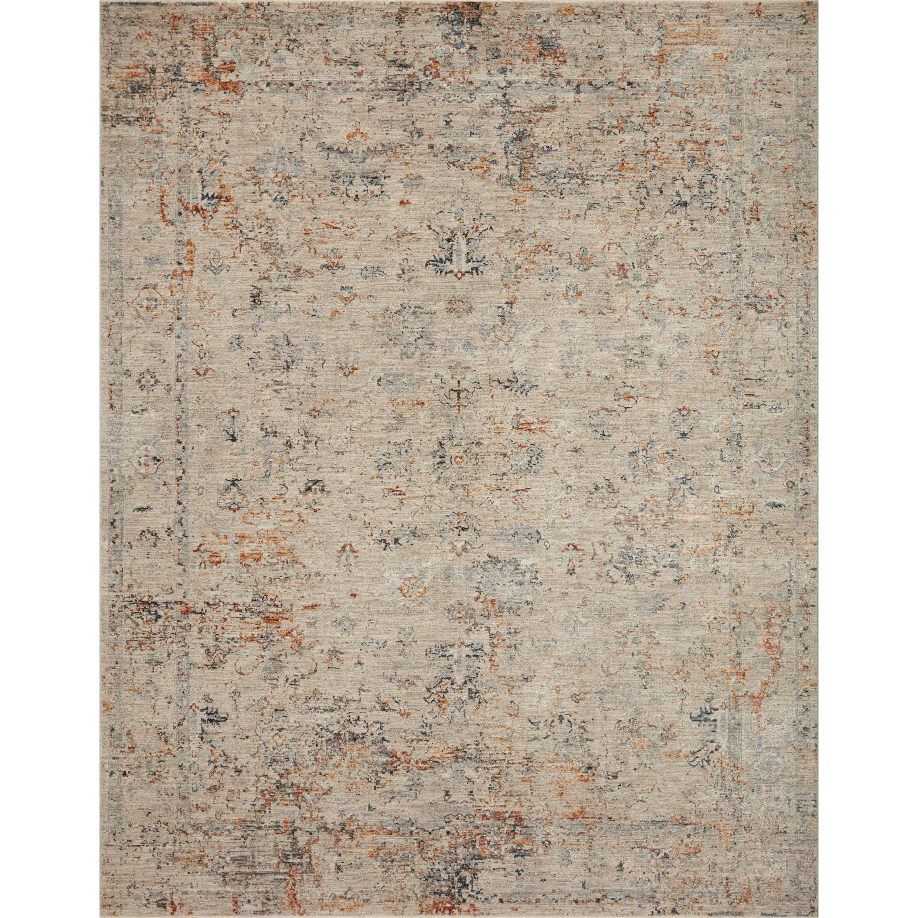 Loloi Axel AXE-02 Silver / Spice Rug