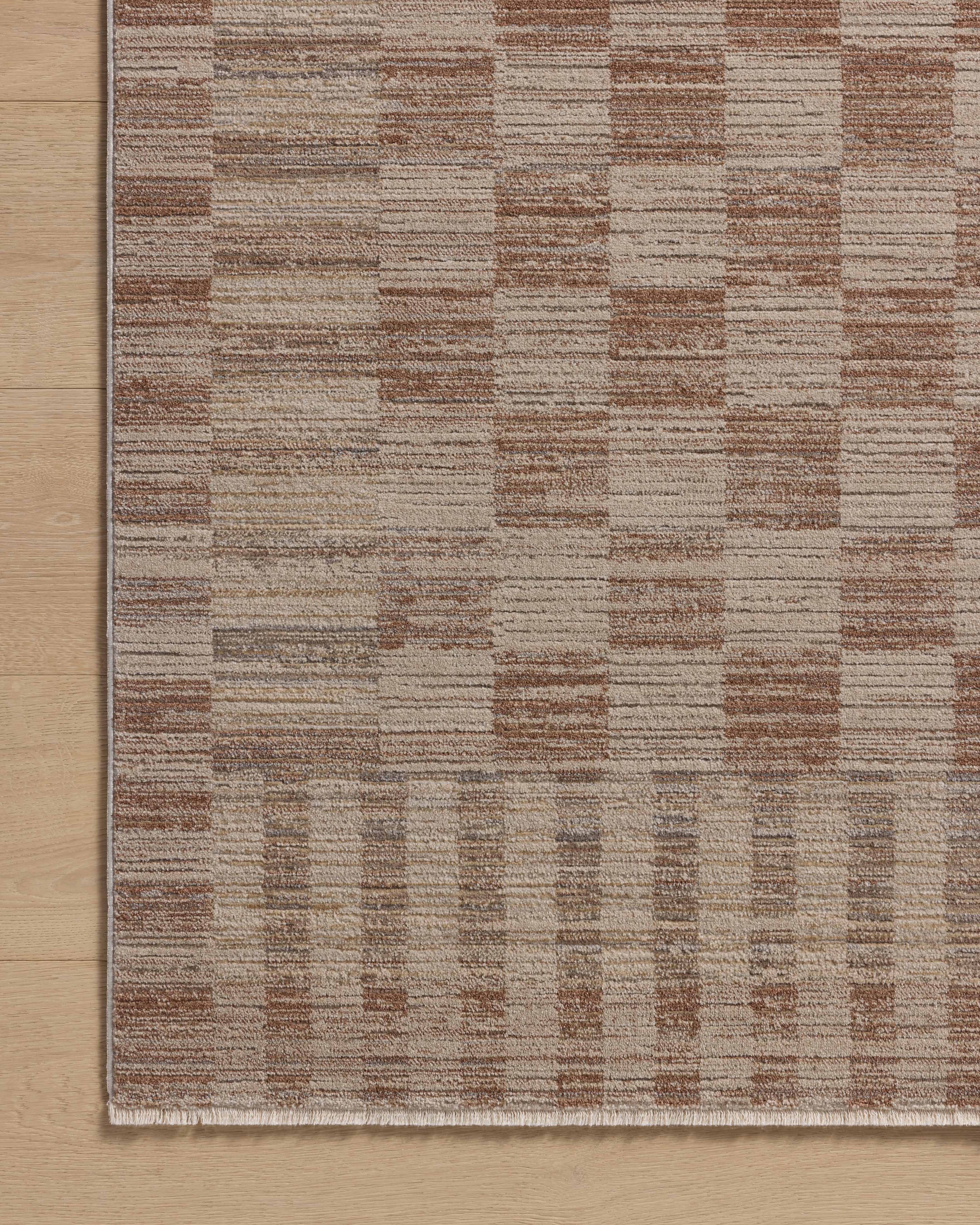 Amber Lewis Cali Brick / Natural Rug DC10