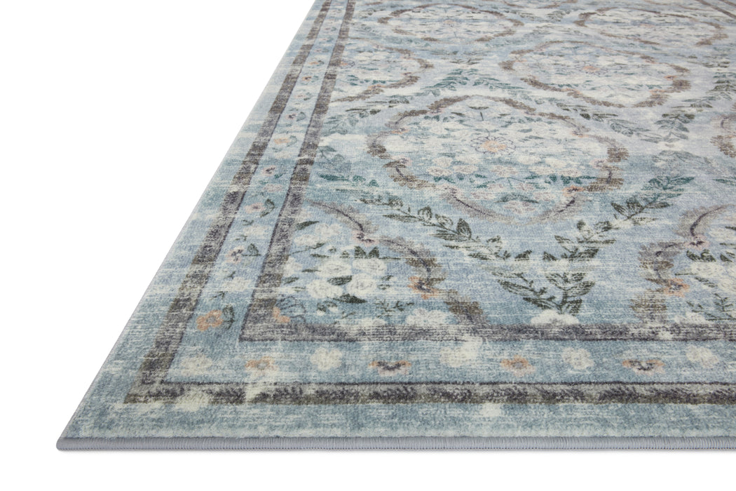 Rifle Paper Courtyard COU-02 Rug Blue