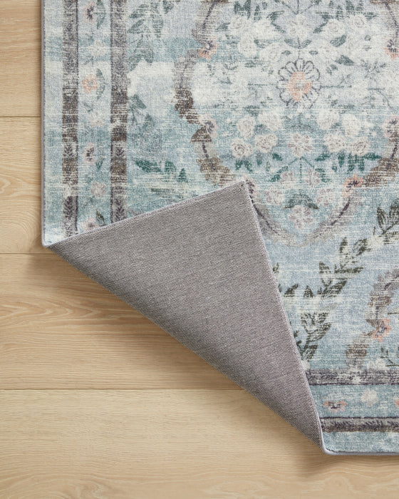 Rifle Paper Courtyard COU-02 Rug Blue