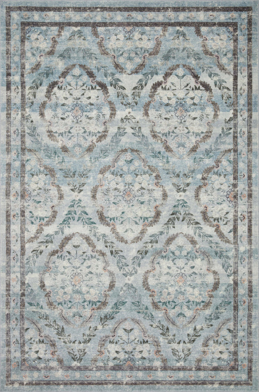 Rifle Paper Courtyard COU-02 Rug Blue