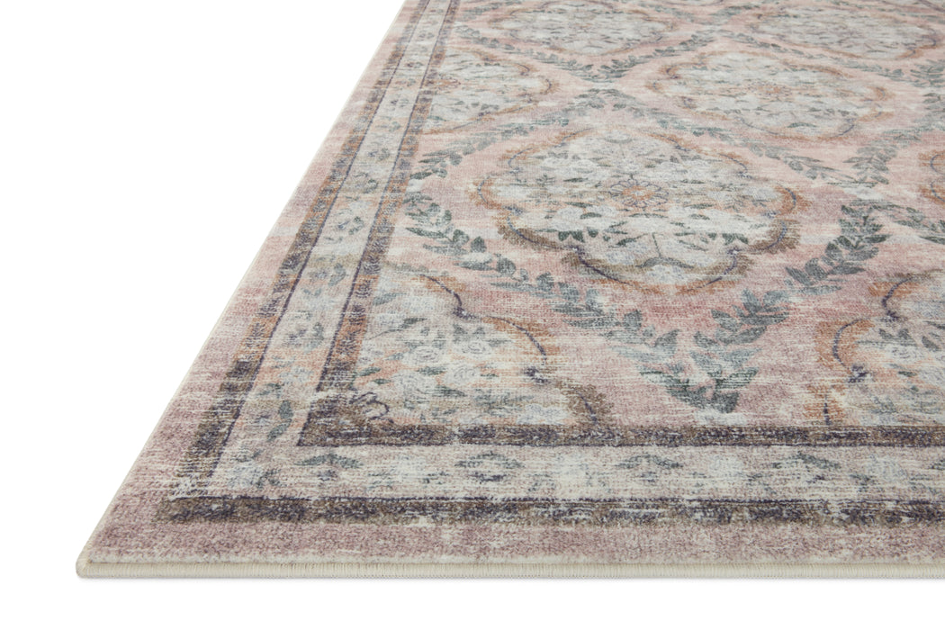 Rifle Paper Courtyard COU-02 Rug Blush