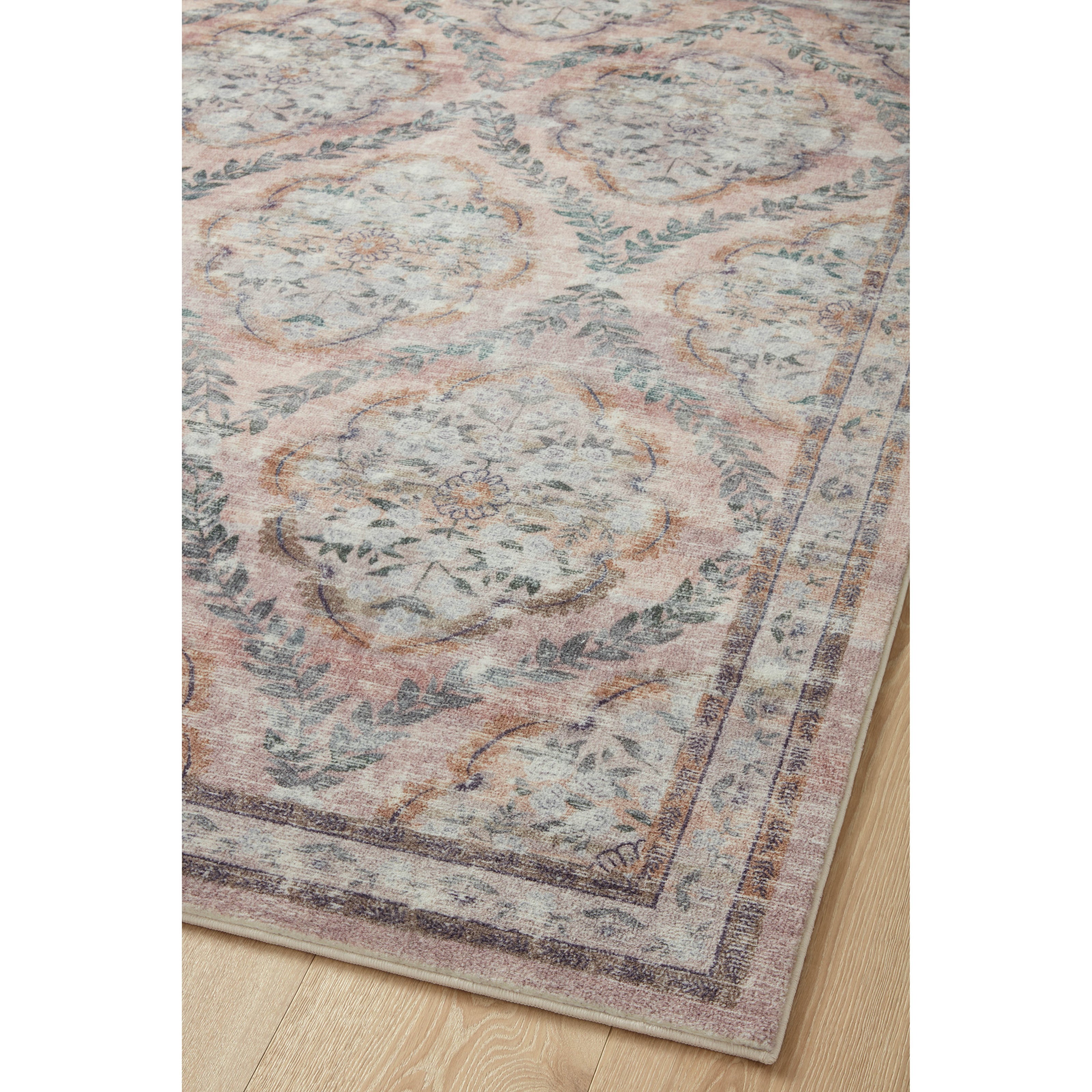 Rifle Paper Courtyard COU-02 Rug Blush