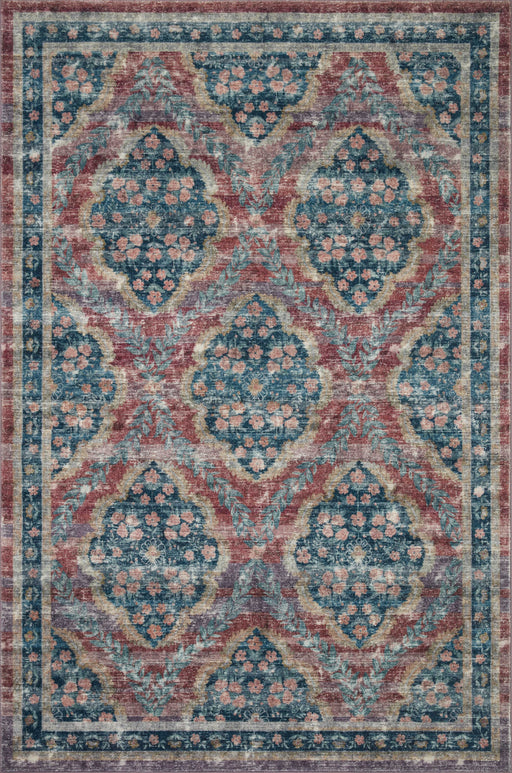 Rifle Paper Courtyard COU-02 Rug Red