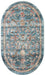 Rifle Paper Courtyard COU-03 Rug Blue