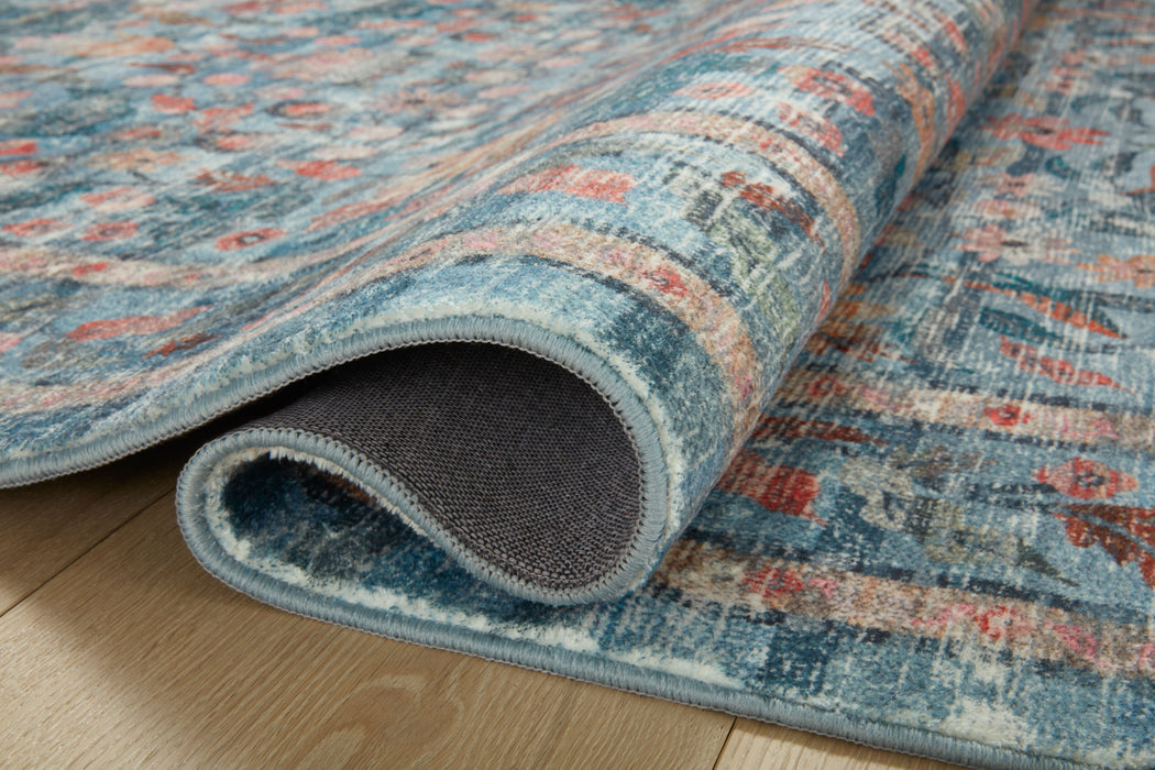 Rifle Paper Courtyard COU-03 Rug Blue