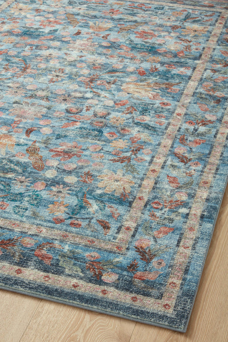 Rifle Paper Courtyard COU-03 Rug Blue