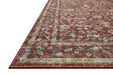 Rifle Paper Courtyard COU-03 Rug Crimson