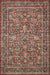 Rifle Paper Courtyard COU-03 Rug Crimson