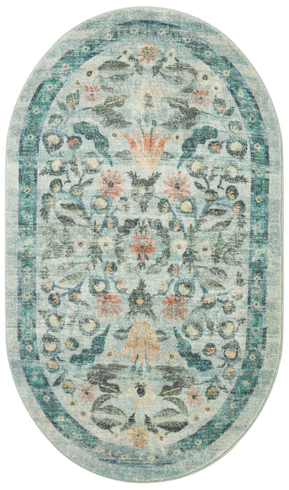 Rifle Paper Courtyard COU-03 Rug Sage