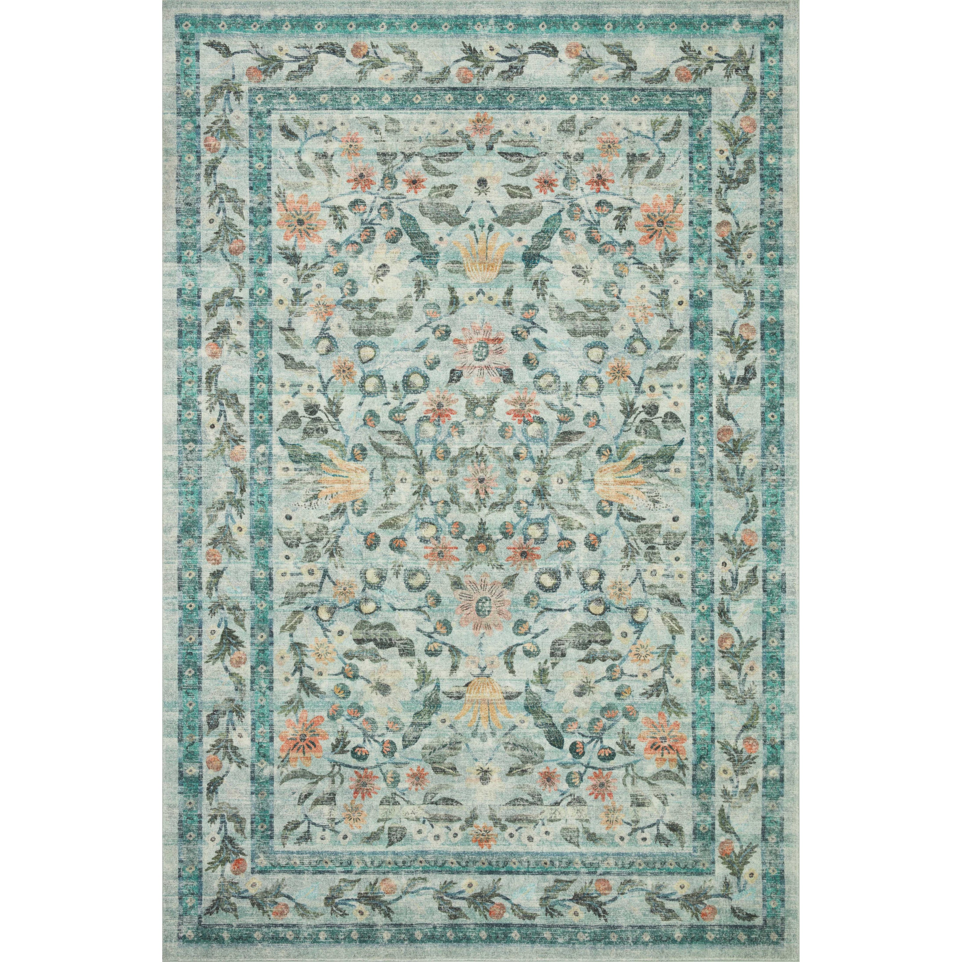 Rifle Paper Courtyard COU-03 Rug Sage