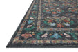 Rifle Paper Courtyard COU-04 Rug Charcoal