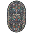 Rifle Paper Courtyard COU-04 Rug Charcoal