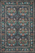 Rifle Paper Courtyard COU-04 Rug Charcoal