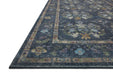 Rifle Paper Courtyard COU-04 Rug Navy