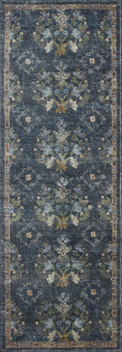 Rifle Paper Courtyard COU-04 Rug Navy