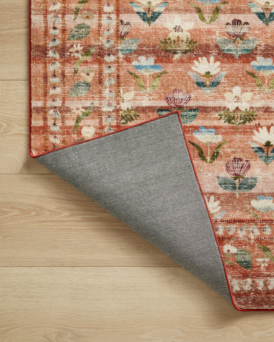 Rifle Paper Courtyard COU-05 Rug Terracotta