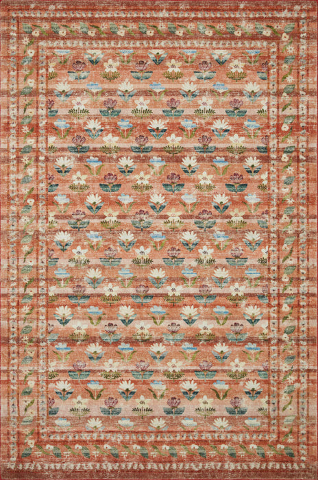 Rifle Paper Courtyard COU-05 Rug Terracotta