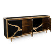 John Richard Revne Black Credenza