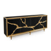 John Richard Revne Black Credenza