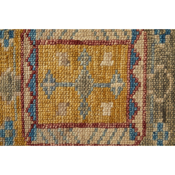 Feizy Fillmore 6944F Traditional Geometric Rug in Blue/Yellow/Red