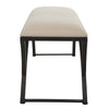 Modern Accents Upholstered Textured Arched Frame Bench