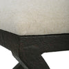 Modern Accents Upholstered Textured Arched Frame Bench