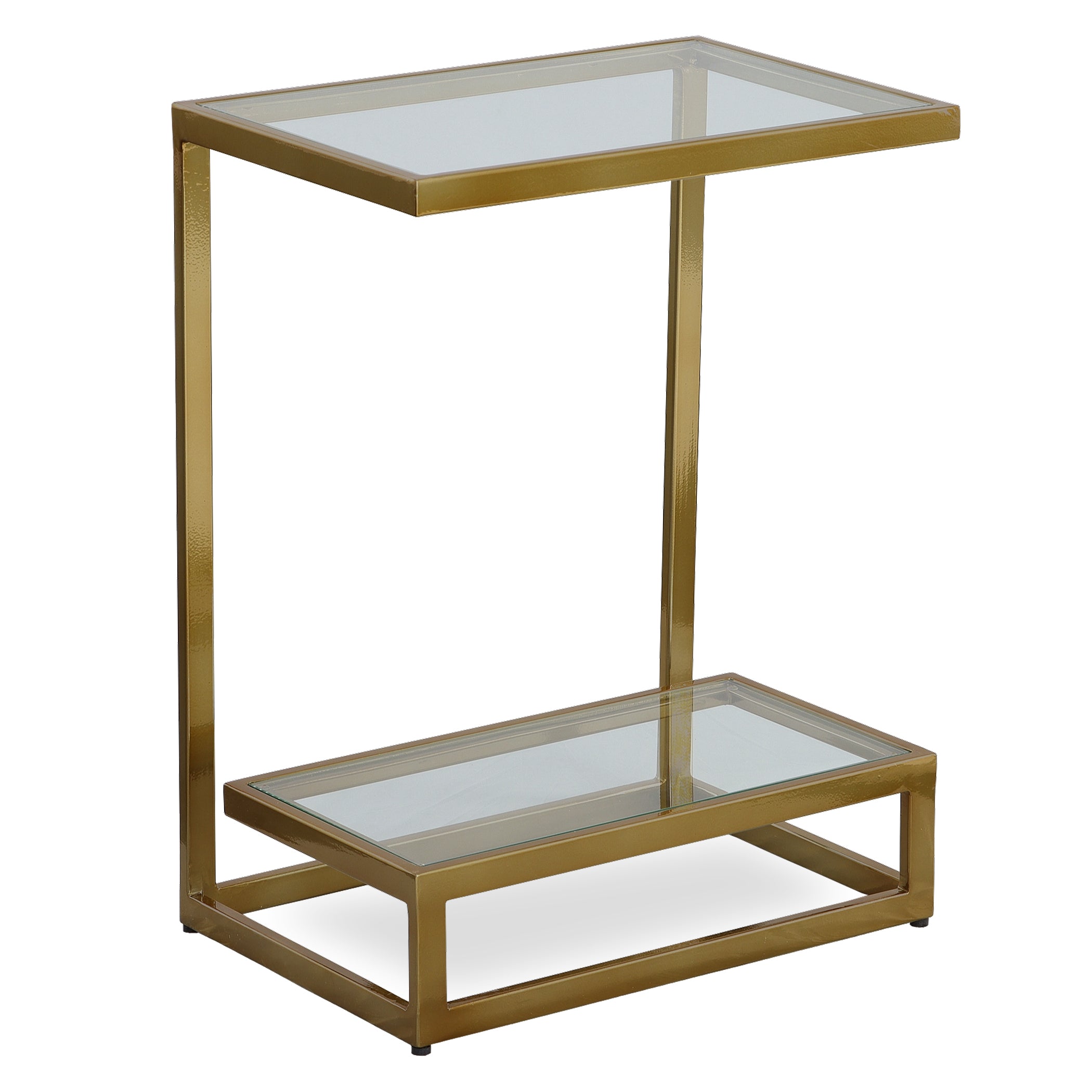 Uttermost Musing Brushed Brass Accent Table