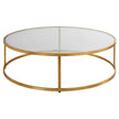 Uttermost Radius Modern Circular Coffee Table