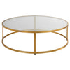 Uttermost Radius Modern Circular Coffee Table