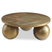 Uttermost Triplet Antique Brass Coffee Table