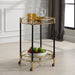 Uttermost Dolly Round Bar Cart