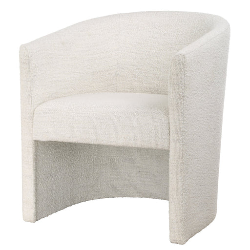 Uttermost Encompass White Fabric Dining Chair