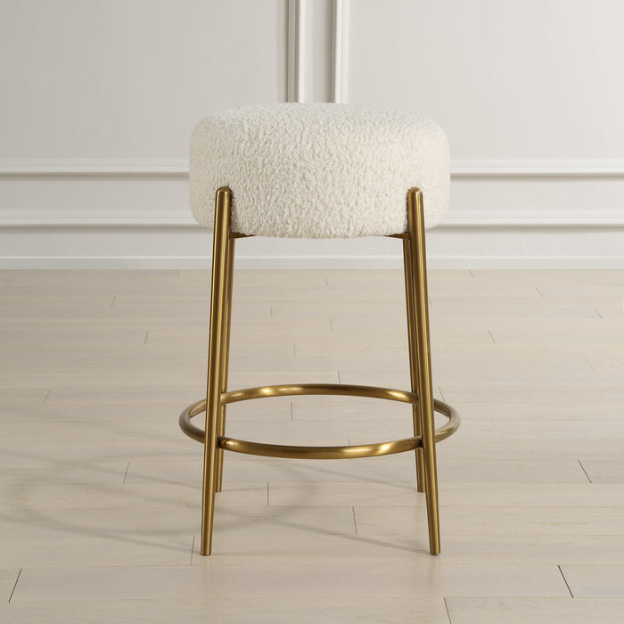 Uttermost Arles Brass Counter Stool