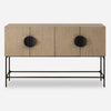 Uttermost Lunar 4 Door Elm Wood Cabinet