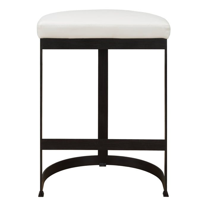 Uttermost Ivanna White Counter Stool