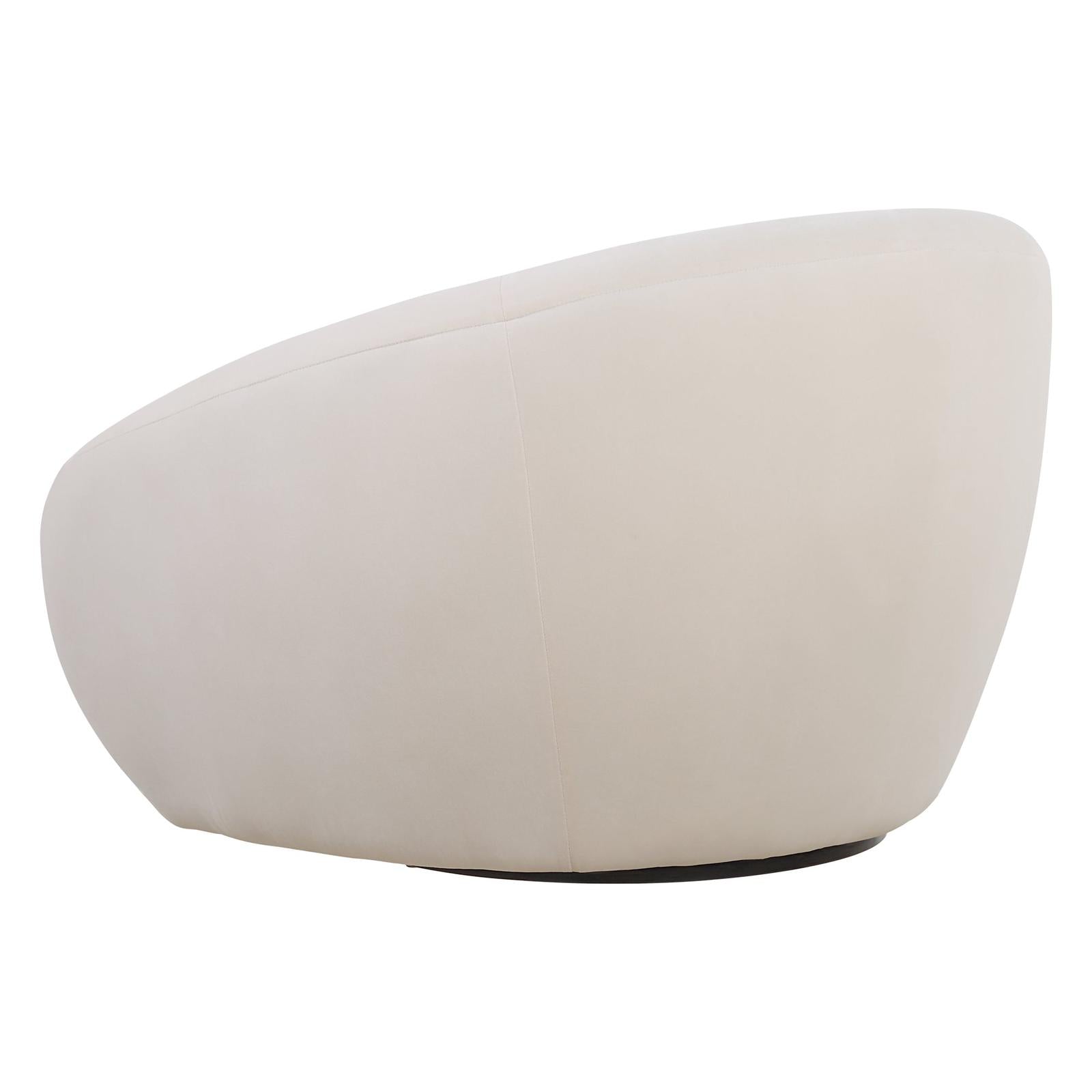 Uttermost Desoto Cream Swivel Chair