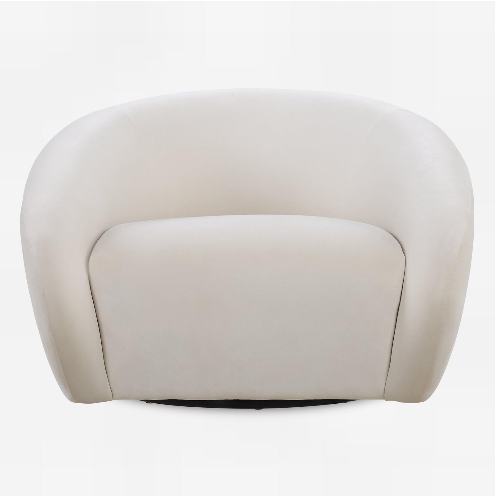 Uttermost Desoto Cream Swivel Chair