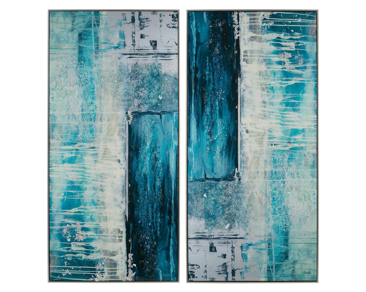 John Richard Mary Hong's Which Way Diptych - Set of 2